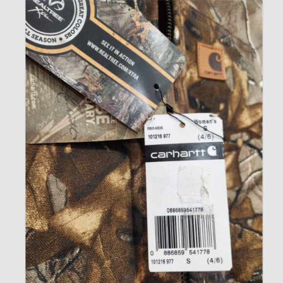 CARHARTT X Realtree Hooded Active Jacket "Pink Camo" 101216 977 - Picture 12 of 16